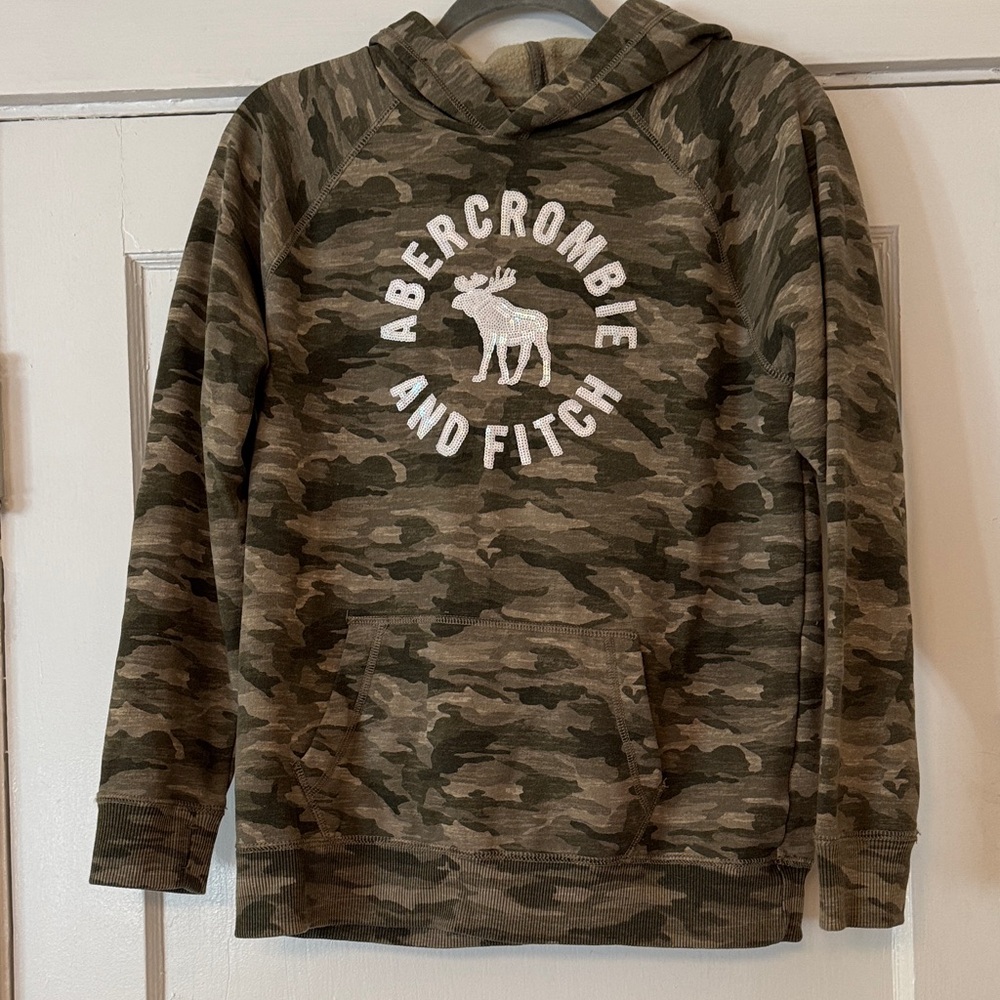 Abercrombie Kids Camouflage Hoodie with Logo